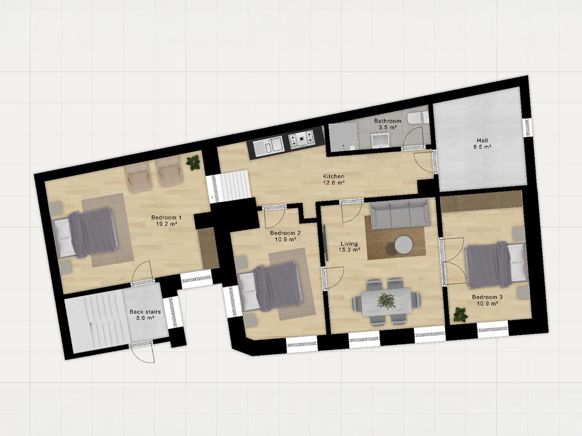 Apartmán Sanders Downtown Kodaň Exteriér fotografie